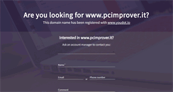 Desktop Screenshot of pcimprover.it